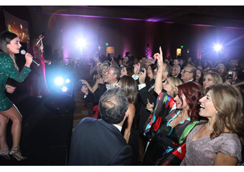 Pop Star Mia Haddad and producer Walid al Massih hosted The Arab American National Museum Gala Dinner